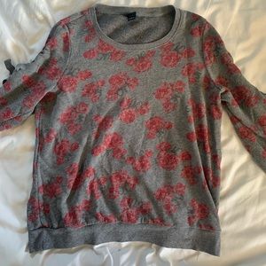 Disney floral pullover